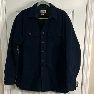 L.L. Bean Men's Deep Blue Shirt Jacket